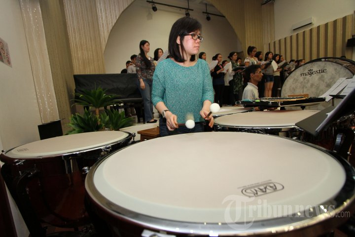 Orkestra The Resonanz Latihan Jelang Konser Simfoni