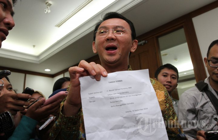Ahok Mundur dari Partai Gerindra