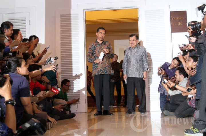 Jokowi-JK Umumkan Struktur dan Porsi Kabinet