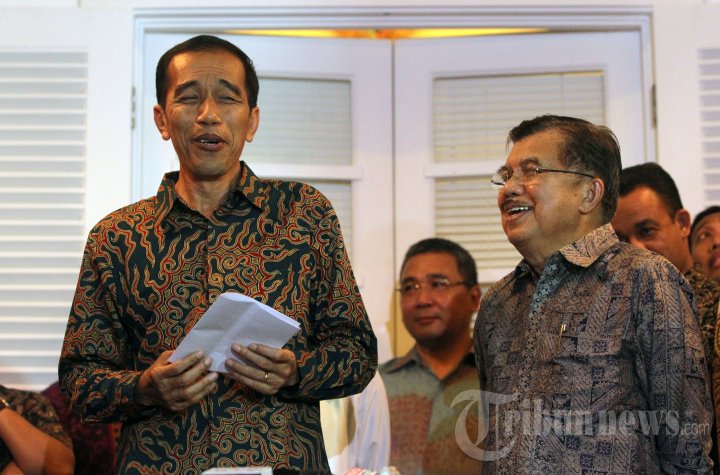 Jokowi-JK Umumkan Struktur dan Porsi Kabinet