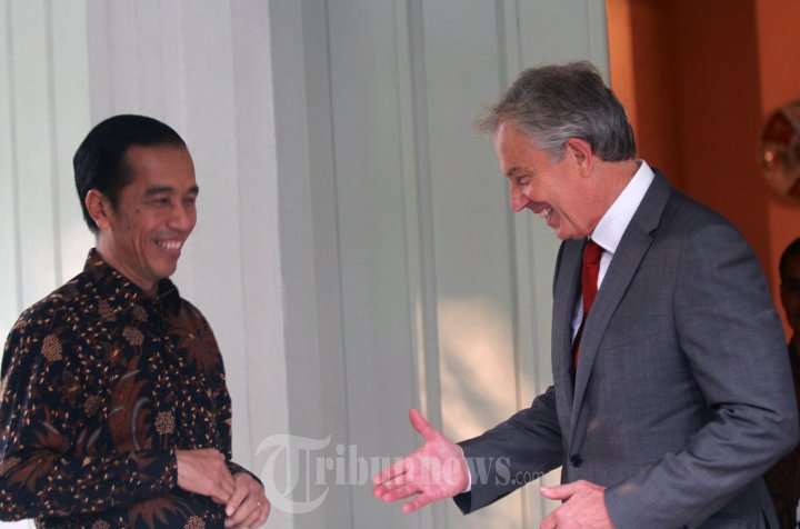 Presiden Terpilih Jokowi Bertemu Tony Blair