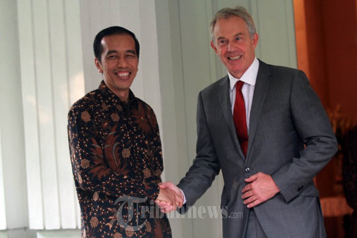 Presiden Terpilih Jokowi Bertemu Tony Blair