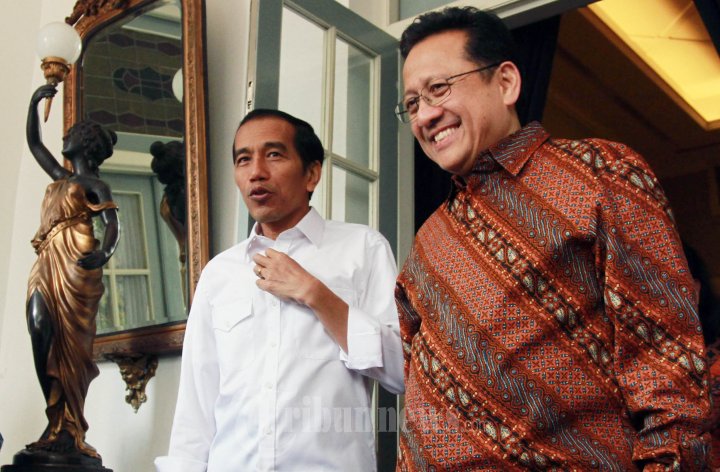 Presiden Terpilih Jokowi Bertemu Irman Gusman