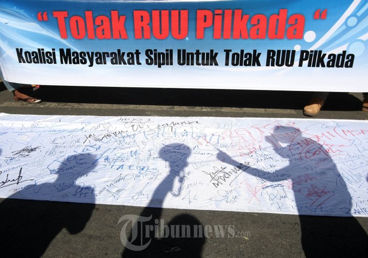 Koalisi Masyarakat Sipil Tolak RUU Pilkada