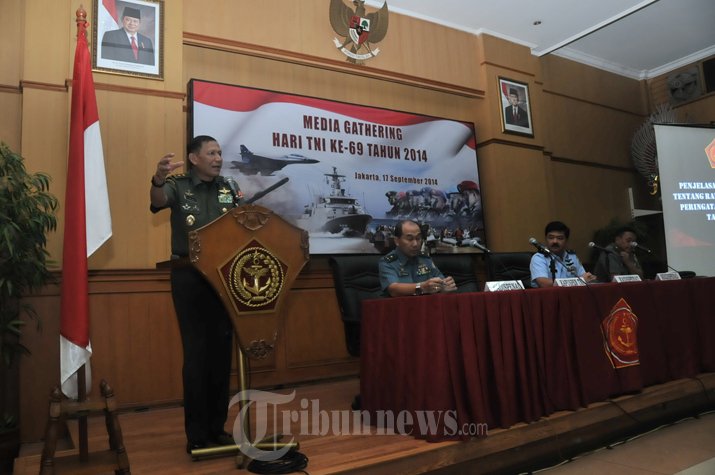 Kapuspen Konpers Peringatan ke-69 Hari TNI Tahun 2014