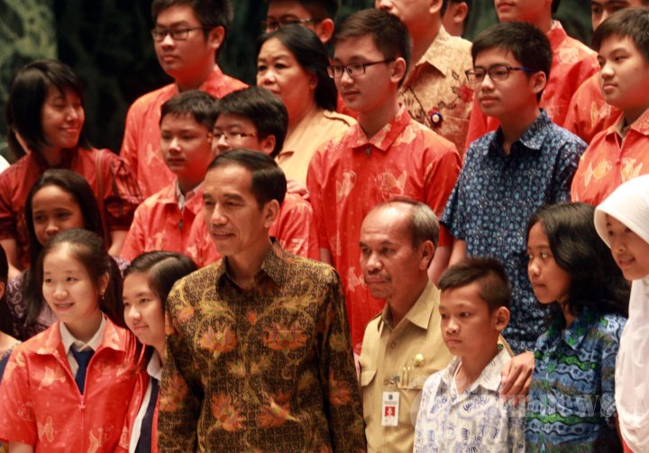Jokowi Bersama Siswa Berprestasi
