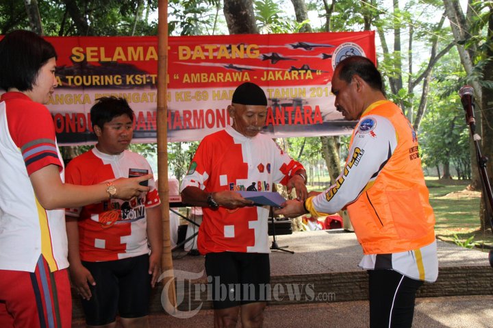 Aster Panglima TNI Sambut 69 Peserta Gowes