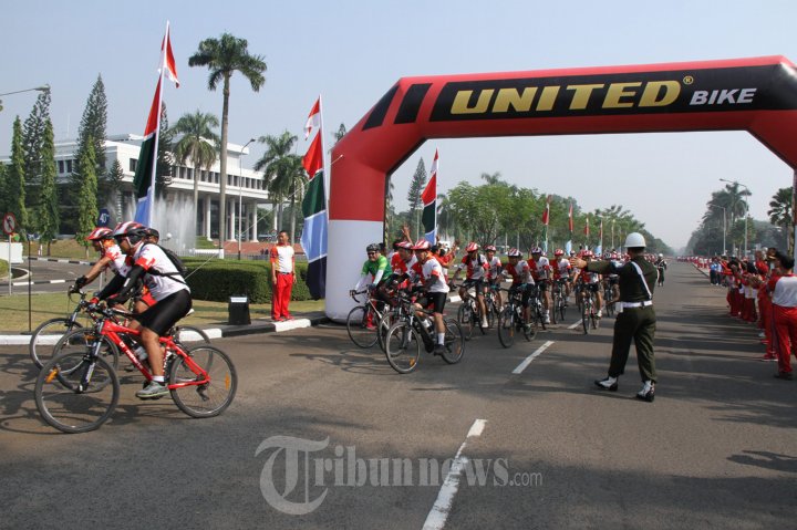 Aster Panglima TNI Sambut 69 Peserta Gowes