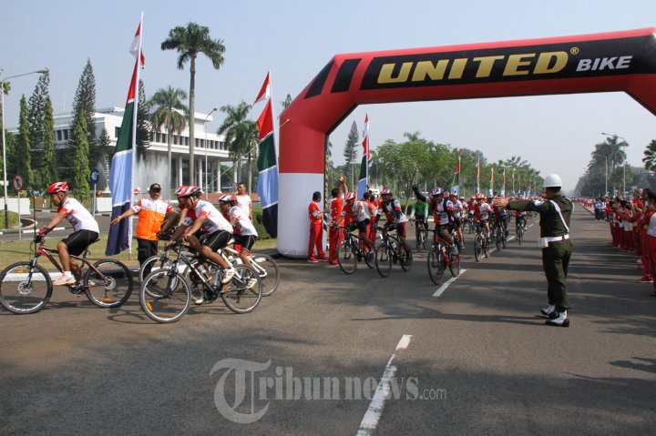 Aster Panglima TNI Sambut 69 Peserta Gowes