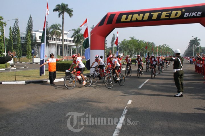 Aster Panglima TNI Sambut 69 Peserta Gowes