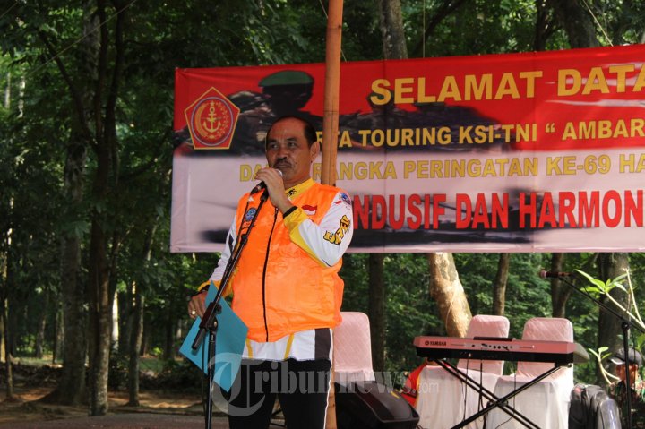 Aster Panglima TNI Sambut 69 Peserta Gowes