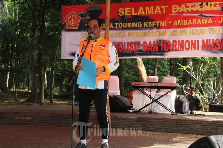 Aster Panglima TNI Sambut 69 Peserta Gowes