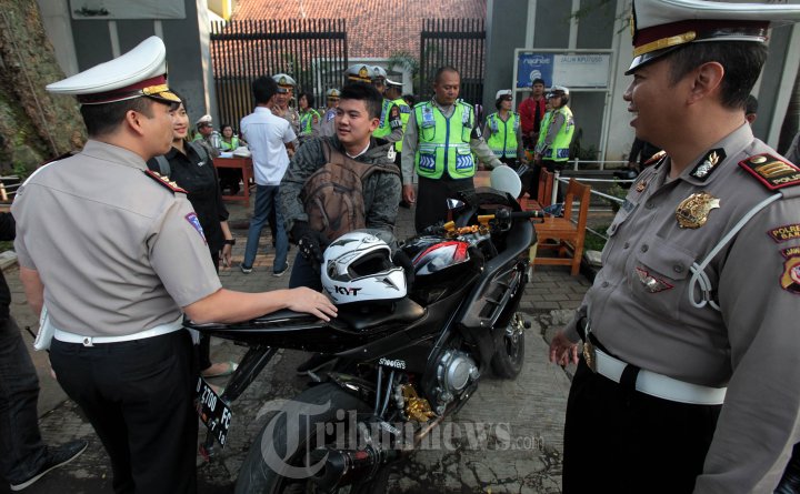 AKBP Asep Amar Ikut Razia Motor Pelajar SMA