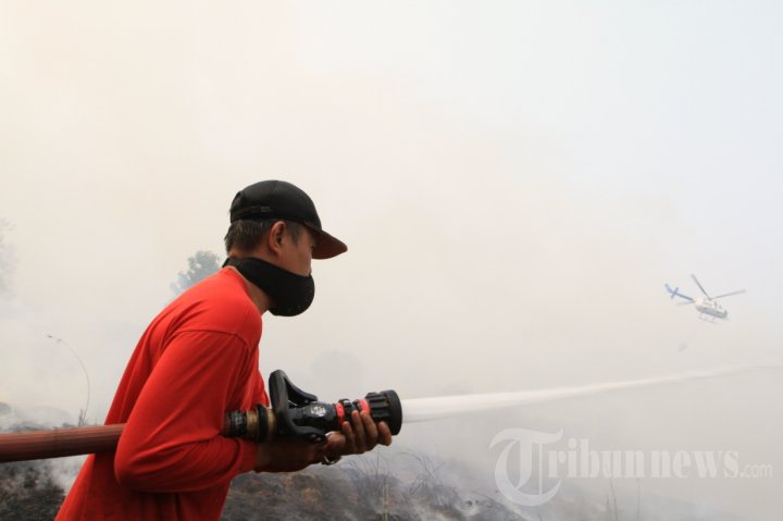 Kebakaran Lahan di Palembang