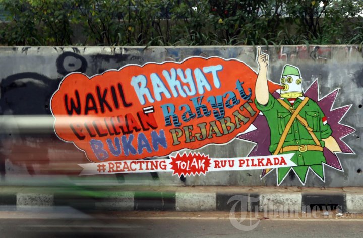 Mural Tolak UU Pilkada