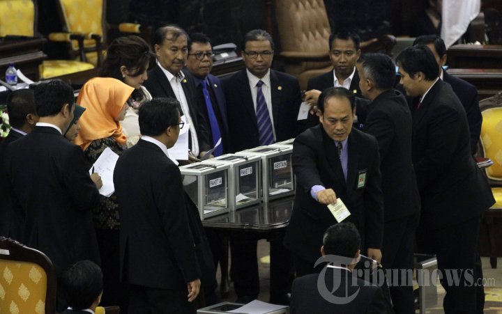Voting Pemilihan Pimpinan MPR RI