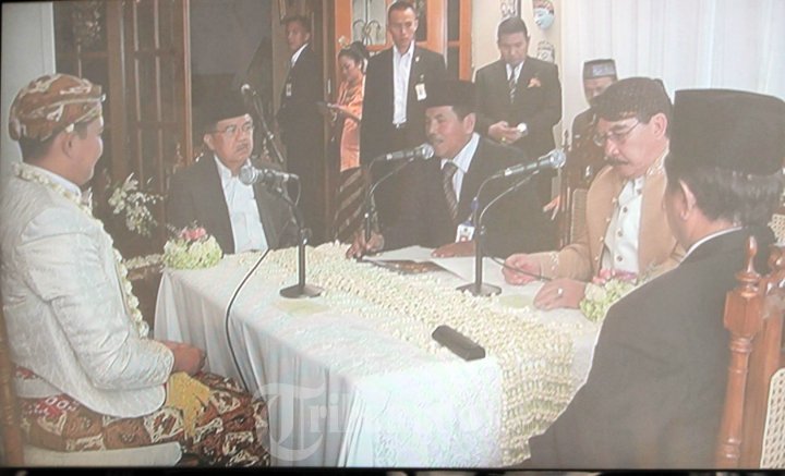 Jusuf Kalla Menjadi Saksi Pernikahan Anak Antasari Azhar