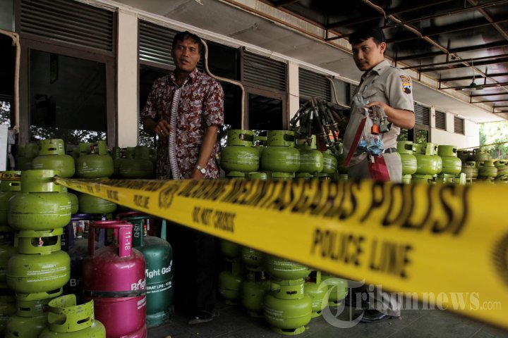 Tabung Gas Oplosan Disita Polda Jateng