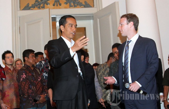 Pendiri Facebook Temui Jokowi