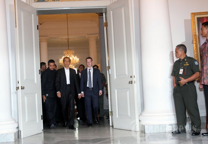 Pendiri Facebook Temui Jokowi