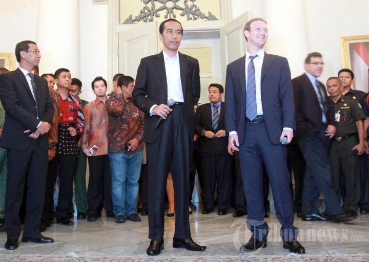CEO Facebook Kunjungi Jokowi