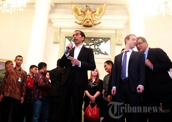 CEO Facebook Kunjungi Jokowi