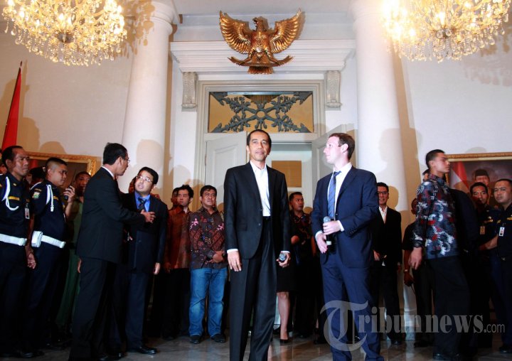 CEO Facebook Kunjungi Jokowi