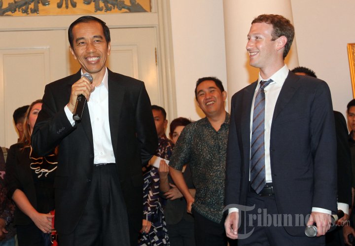 Mark Zuckerberg Pendiri Facebook Temui Jokowi