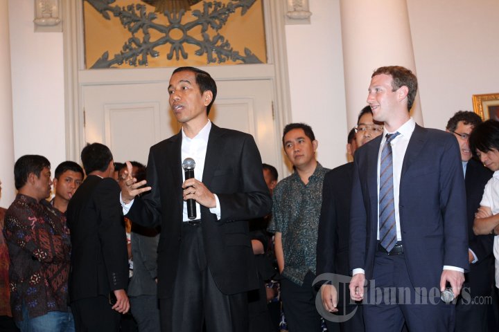 Mark Zuckerberg Pendiri Facebook Temui Jokowi