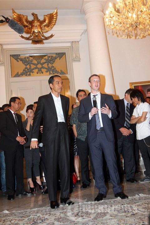 Mark Zuckerberg Pendiri Facebook Temui Jokowi
