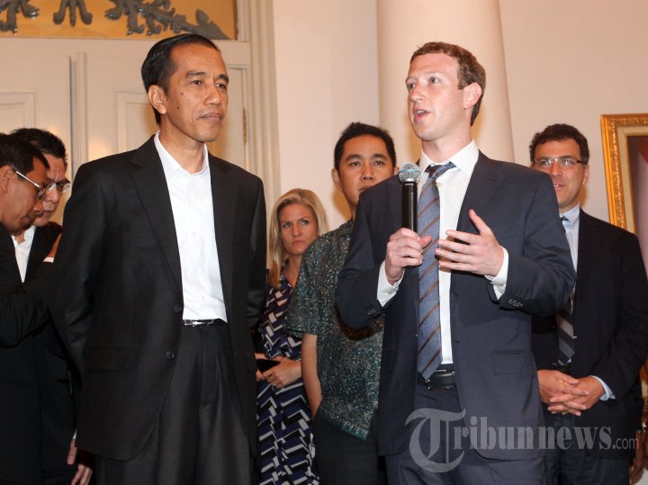 Mark Zuckerberg Pendiri Facebook Temui Jokowi