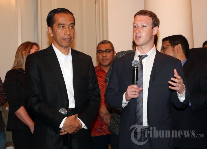 Mark Zuckerberg Pendiri Facebook Temui Jokowi