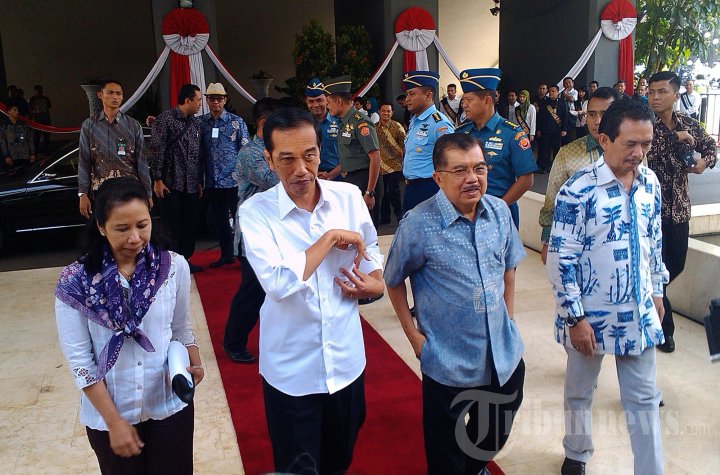 Joko Widodo Usai Gladi Bersih