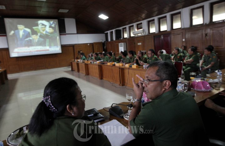 Pemkot Makassar Nobar Pelantikan Presiden dan Wakil Presiden