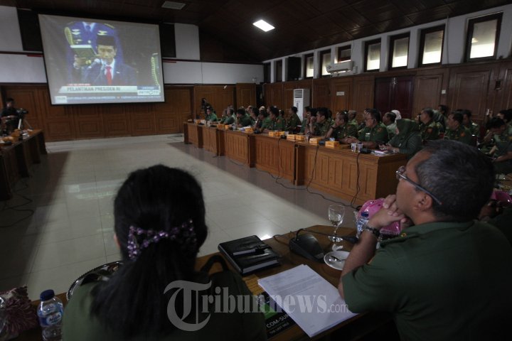 Pemkot Makassar Nobar Pelantikan Presiden dan Wakil Presiden