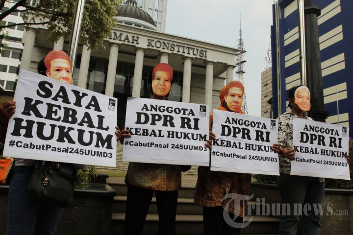 Aksi Batalkan Pasal 254 UU MD3