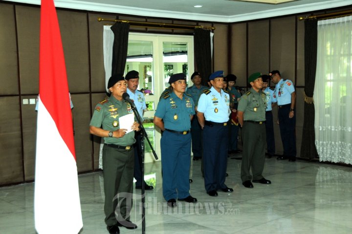 22 Perwira Tinggi TNI Naik Pangkat