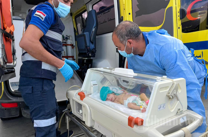 28 Bayi Prematur Gaza Dievakuasi ke New Capital Hospital Kairo