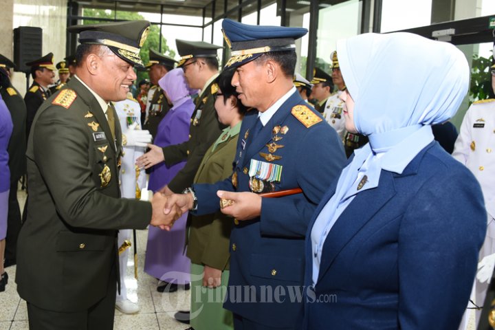 37 Pati TNI Naik Pangkat