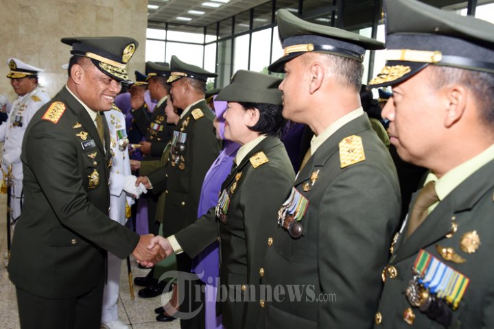 37 Pati TNI Naik Pangkat