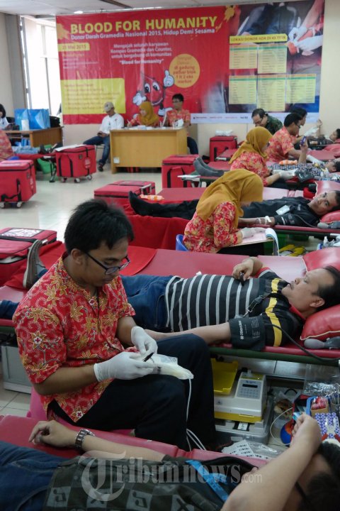 45 Titik Donor Darah Gramedia Nasional 2015