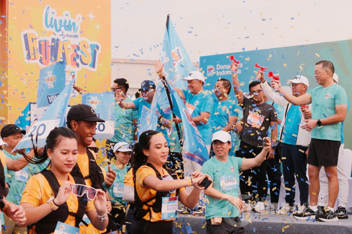 5500 Pelari Ramaikan Livin by Mandiri Run Fest