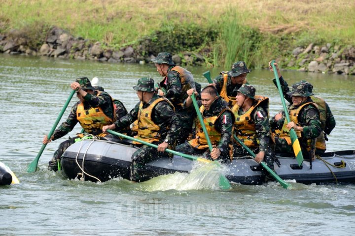 615 Pati dan Pamen TNI Ikuti Uji Ketangkasan Militer