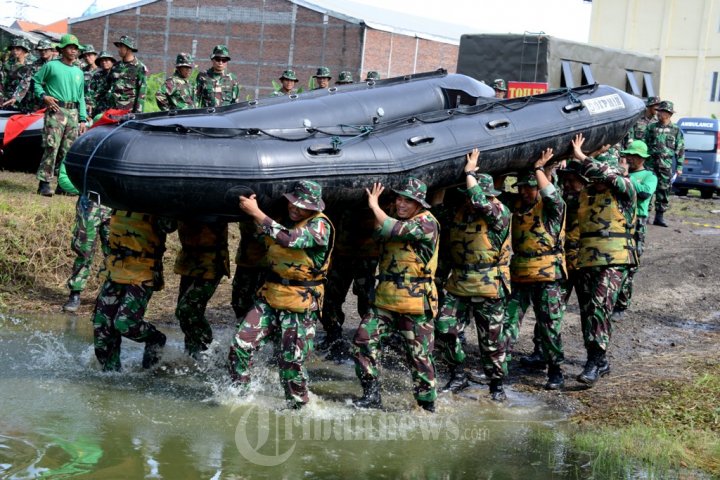 615 Pati dan Pamen TNI Ikuti Uji Ketangkasan Militer