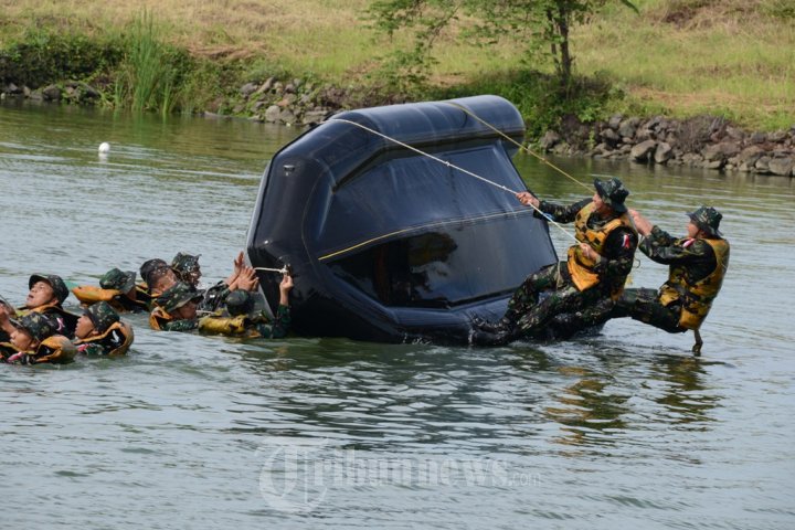 615 Pati dan Pamen TNI Ikuti Uji Ketangkasan Militer