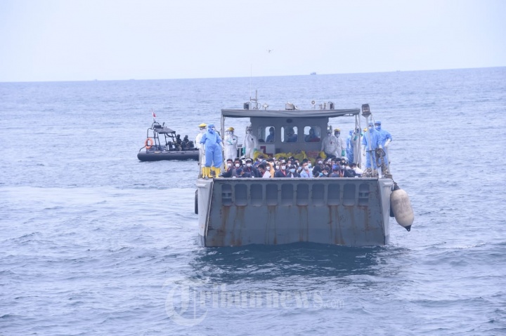 68 WNI Eks ABK MV Diamond Princess Dipindahkan ke Pulau Sebaru Kecil