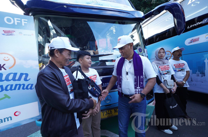 ANTAM Lepas 500 Pemudik dalam Program Mudik Nyaman Bersama 2026