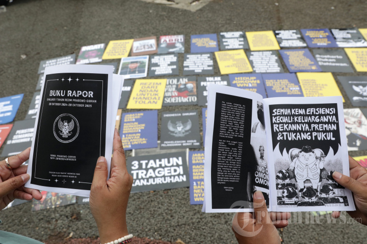 Aksi Kritisi Satu Tahun Pemerintahan Prabowo-Gibran