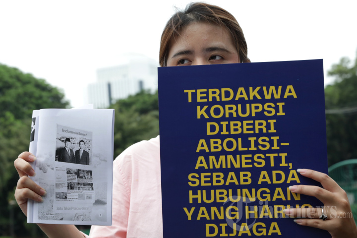 Aksi Kritisi Satu Tahun Pemerintahan Prabowo-Gibran