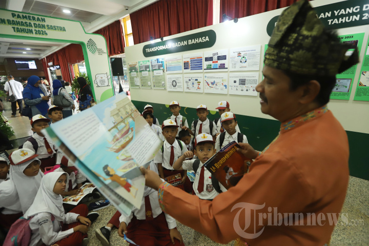 Antusias Siswa SD Hadiri Bulan Bahasa